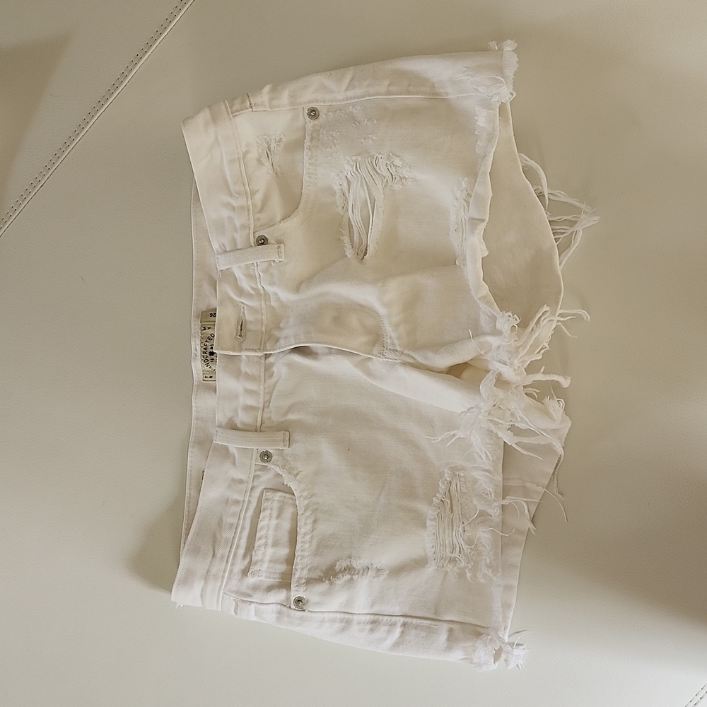 Lucky Brand Cut Off White Denim Shorts